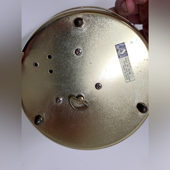 Mid Century Vintage Schmid Bros Brass Plated Automated Music Box Tune 115 - Picture 7 of 16